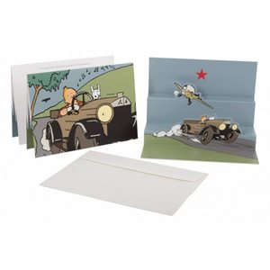 Pop-up card Soviets with envelope