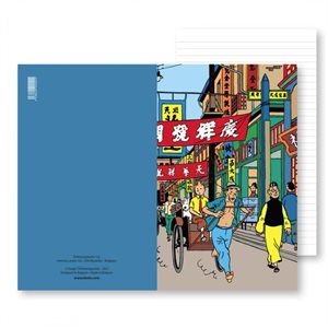 Cahier notes 125x200mm Tintin pousse-pou