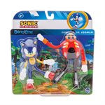 Figurine flexible Sonic VS pack de 2