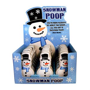 Snowman poop jelly beans / 18